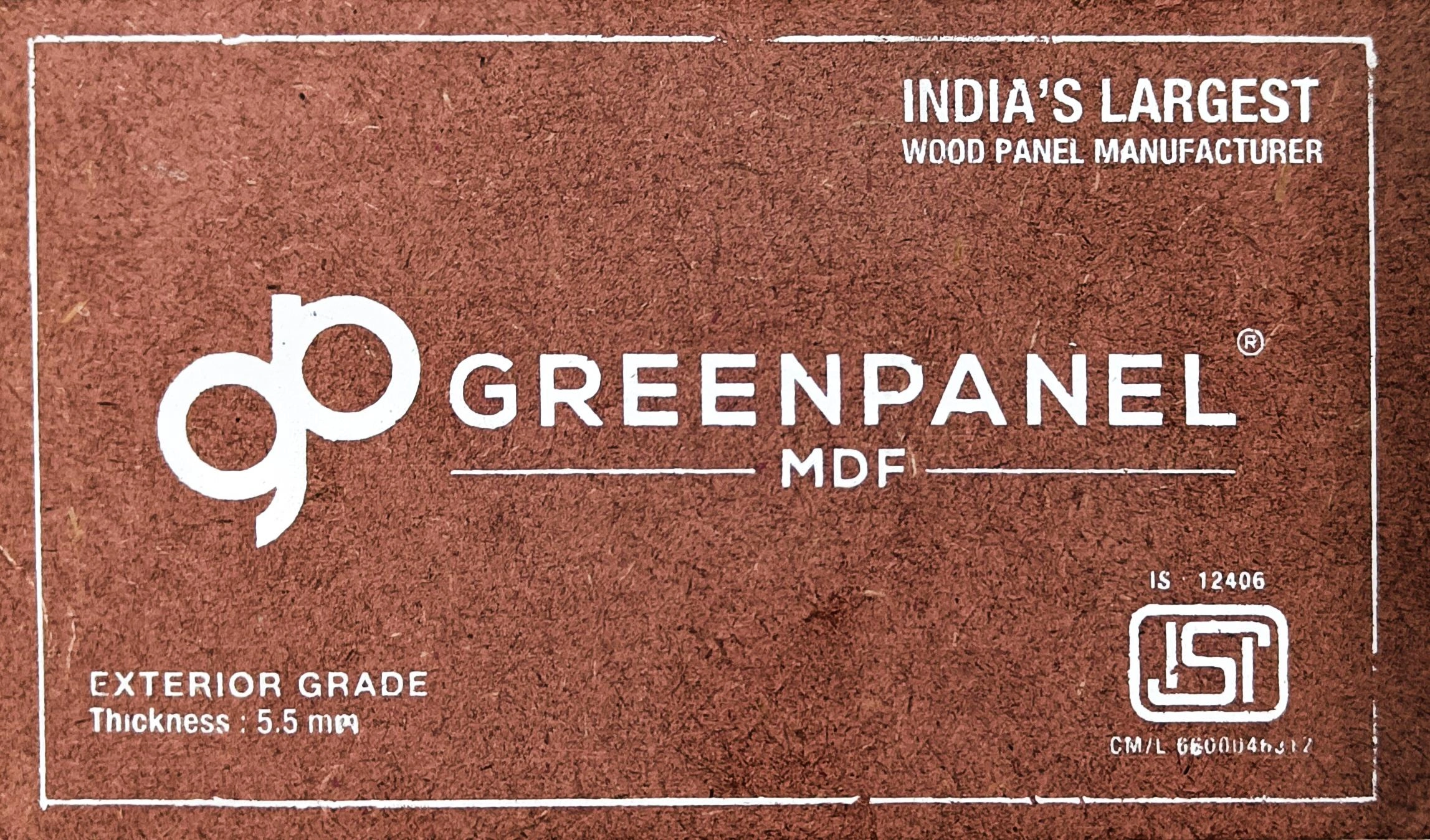 Medium Density Fiberboard Brown Plywood (8x4 feet,30 mm) : PB-35893-I