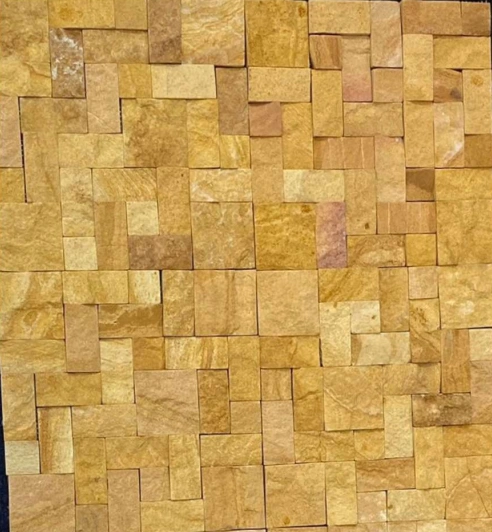 SC-52623 Brown Teak Set Pattern Wall clading (304.8x304.8 mm)