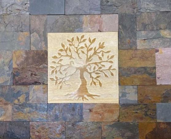 SC-52630 Brown Multi Colour Slate Wall clading (304.8x152.4 mm)
